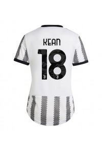 Fotbalové Dres Juventus Moise Kean #18 Dámské Domácí Oblečení 2022-23 Krátký Rukáv